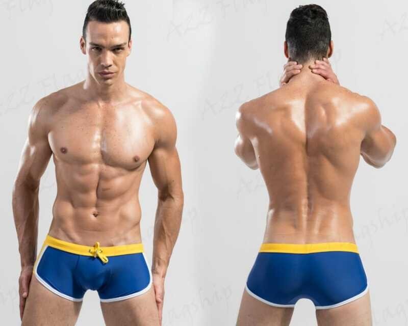 ♎ Waterplay Men Boxer Swim Trunks Beach Wear Swimsuit Swimwear Fashion Ds001 suit wear