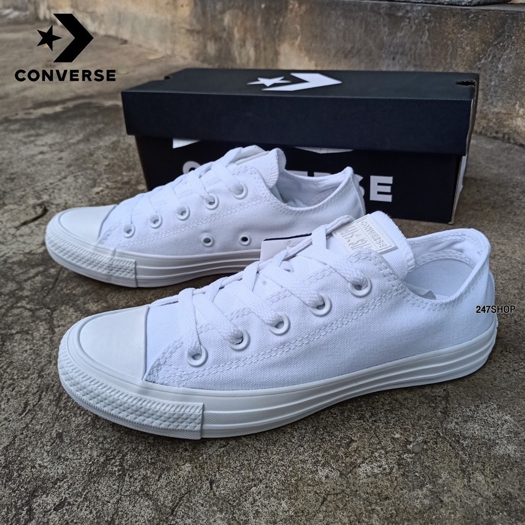 



 ♞,♘รองเท้าผ้าใบคอนเวิร์ส หุ้มส้น CONVERSE CTAS SEASONAL OX WHITE ขาวล้วน 1U-647S1WW พร้อมส่ง