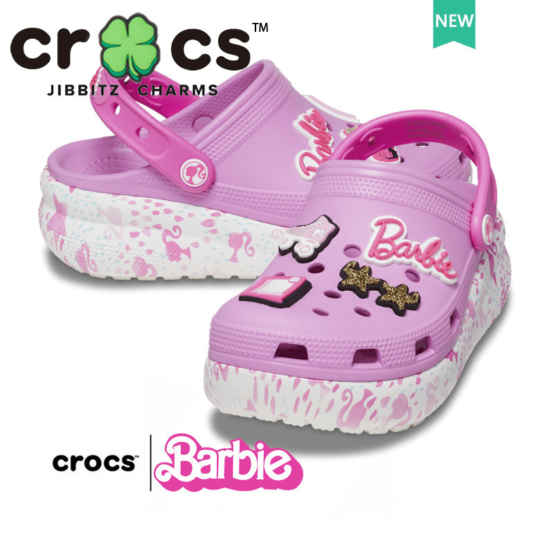 



 ♞,♘,♙รองเท้า crocs เด็ก KIDS BARBIE CUTIE CRUSH สําหรับเด็ก#207708