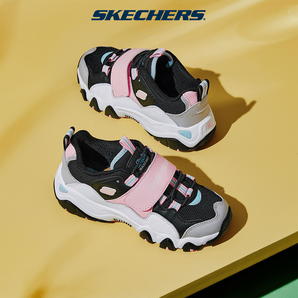 Skechers สเก็ตเชอร์ส รองเท้า เด็กผู้หญิง Sport D'Lites 2.0 Shoes - 996458L-BKWP