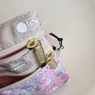 Japan Melody Hand Strap Bag Two Zipper กระเป ๋ าเครื ่ องสําอางกระเป ๋ าใส ่ เหรียญกระเป ๋ าโทรศัพท ์ มือถือ