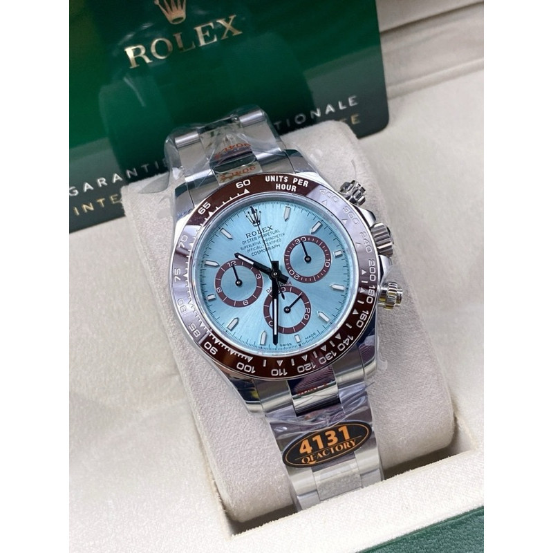 ♞Rolex Daytona SUPER CLONE TOP SWISS 1:1 Clean Factory 4131  replica โรงงาน QF  factory เครื่อง: Ca