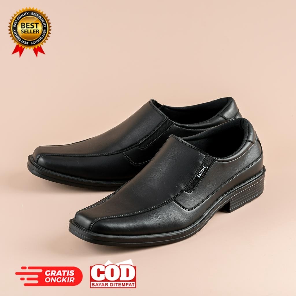 Hitam Wexford - รองเท ้ าโลฟเฟอร ์ ผู ้ ชาย - รองเท ้ าทํางานธรรมดา - รองเท ้ าไม ่ มีส ้ นลําลองลํ