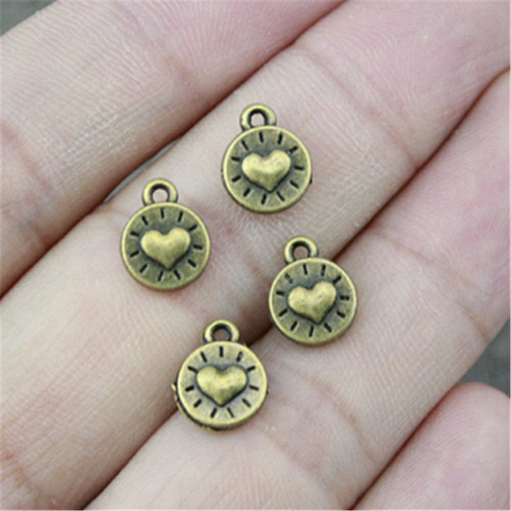 Peach Heart Love Charms อุปกรณ ์ เสริมขายส ่ งคอลเลกชันเครื ่ องประดับ