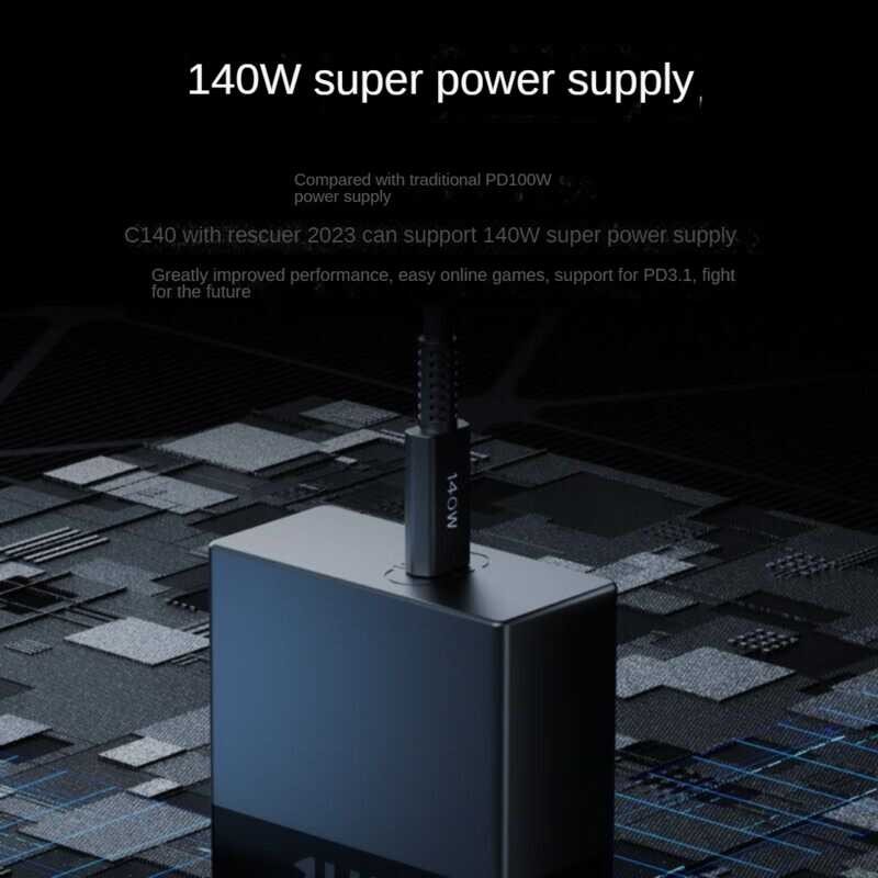 ❤ Lenovo Legion C140w Gan Pd3.1 Gallium Nitride Adapter Type C Laptop Portable Power PD Fast Char