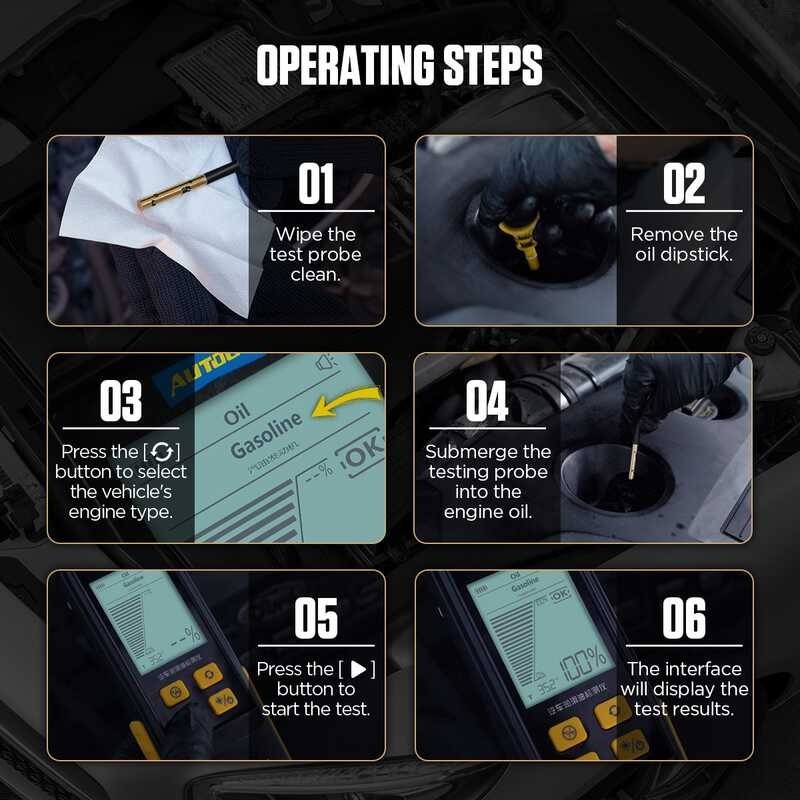 ❤ 【การจัดส่งที่รวดเร็ว】Autool As503 เครื่องทดสอบน้ํามันห