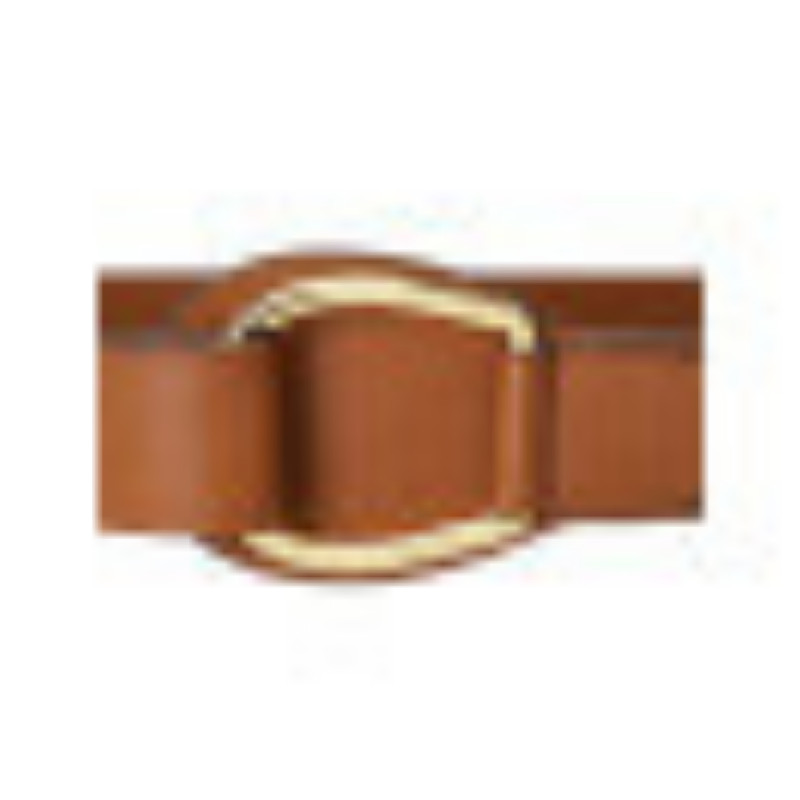 Lauren RALPH LAUREN RAUREN Women 's Classic Leather D-Ring Wide Belt RL70359 200-Brown M