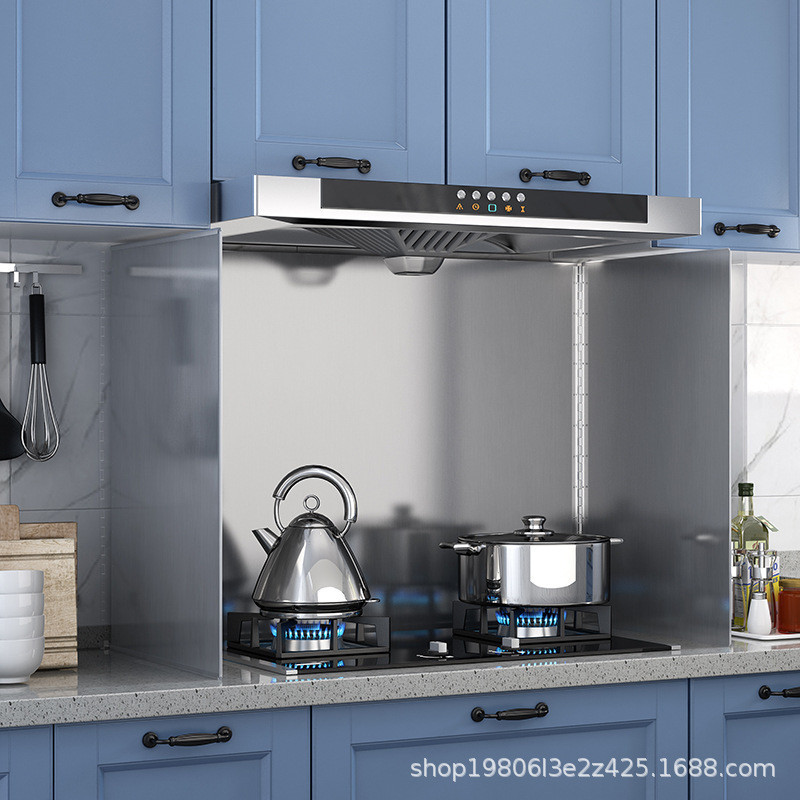 ♞,♘ห้องครัวน้ำมัน Baffle Anti-Splash Range Hood ฉนวนกันความร้อนน้ำมันป้องกันน้ำมัน Baffle เตาแก๊สสแ