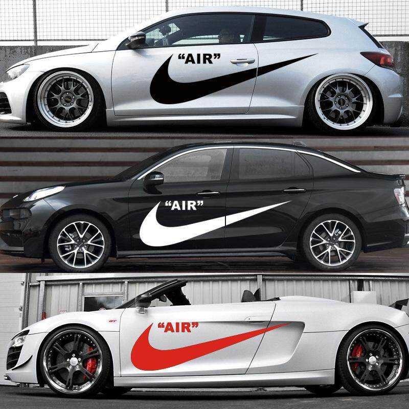 ❤ (A Pair) High-End Stickers, Body Stickers Pull Flowers, Personalized Car Decals, Bumper Sticker