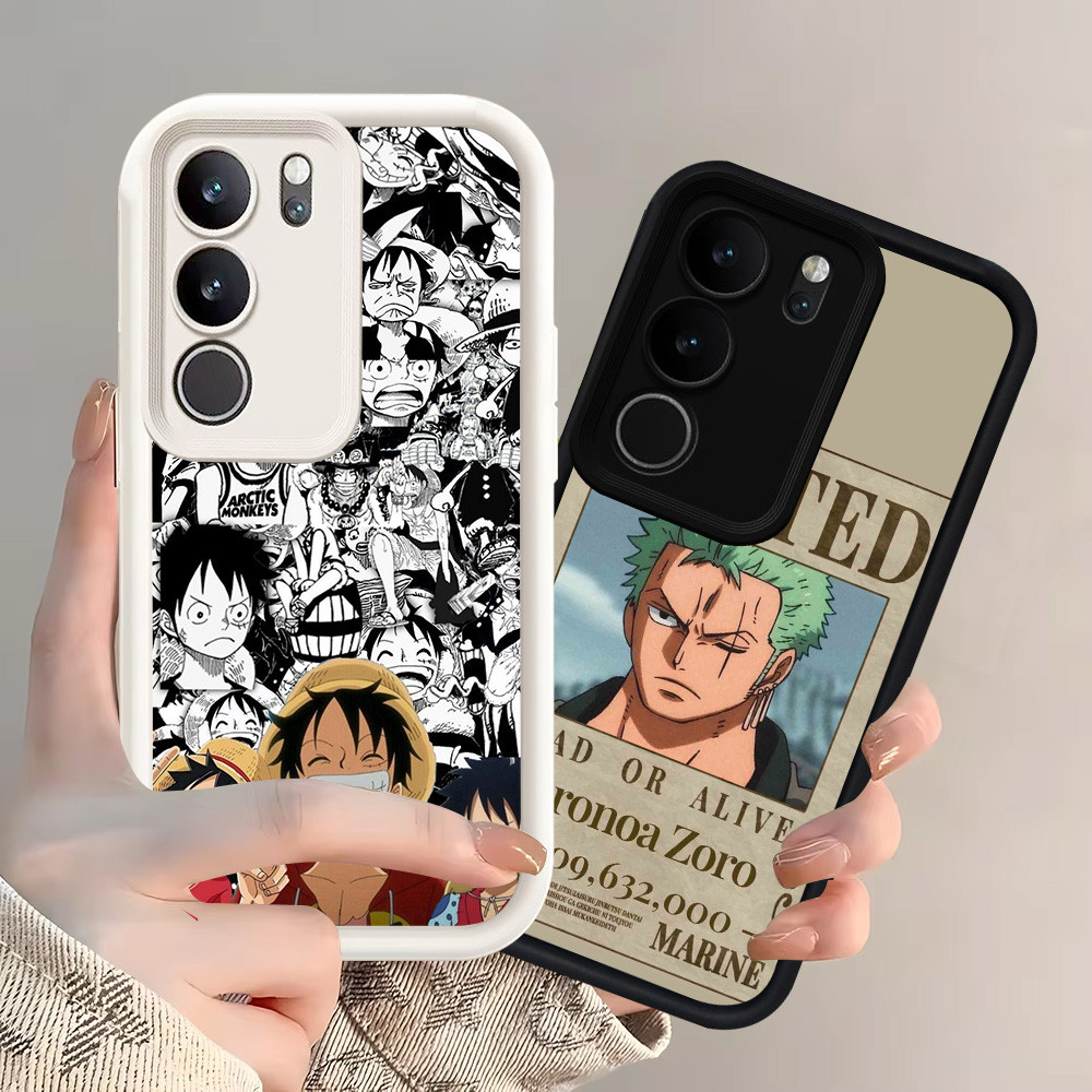 Z-34 One Piece ปลอกสีขาวสีดําสําหรับ VIVO Y29 Y83 Y300 V40 V50 Lite Y19S Pro 5G กรณี