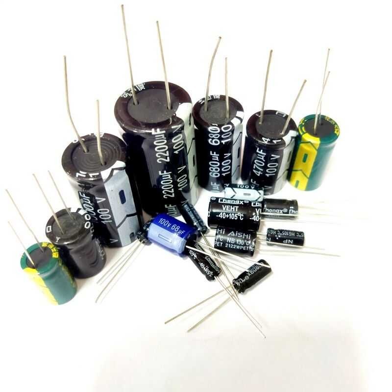 ตัวเก็บประจุ100v 1Uf 2.2Uf 3.3Uf 4.7Uf 10Uf 22Uf 33Uf 47Uf 68Uf 100Uf 150Uf 220Uf 330Uf 470Uf 680Uf 