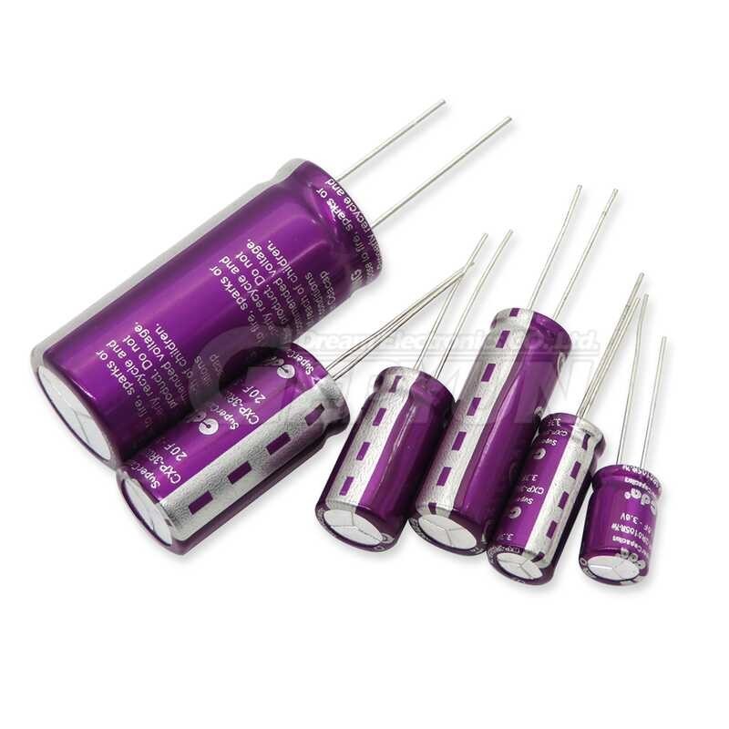 1Pcs Super Farad Capacitor 3.0V CDA 3V 1F 2.0F 3.3F 5F 7F 10F 15F 20F 25F 30F 50F 60F 100F 120F