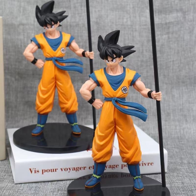 (จัดส่งชิ้นเดียวแล้ว) Black Goku ครบรอบ 20 ปี Dragon Ball Sun Goku Goku Super Saiyan Figure Holding