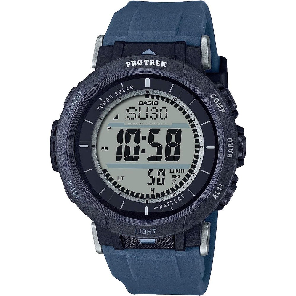 นาฬิกาข้อมือ Casio รุ่น Protrek Solar Prg-30-2Jf สีกรมท่า สําหรับผู้ชาย
