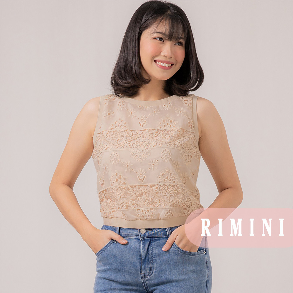 Rimini - เสื ้ อสตรี - เสื ้ อถัก Maylie Anglaise - 85534