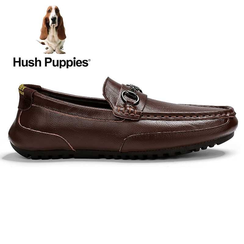 Puppies_รองเท้าผู้ชาย รุ่น Hush Zane HP 8HDFB2312A - สีดำ รองเท้าหนั