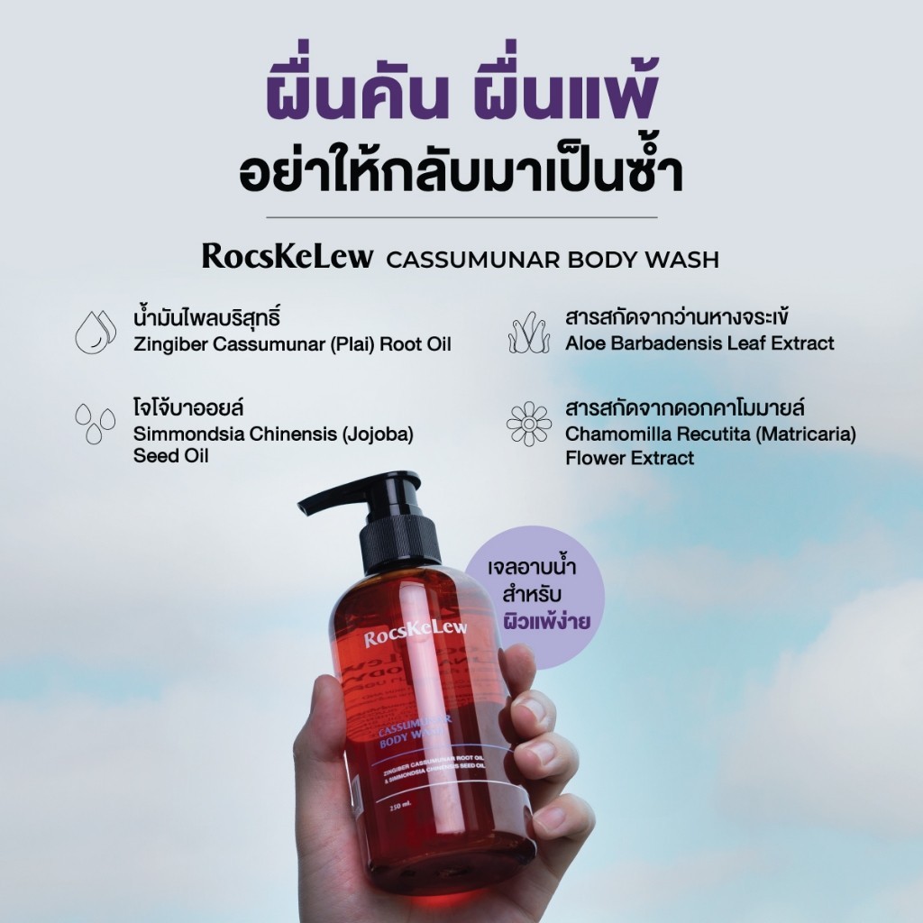 🔥การประกันคุณภาพ🔥 RocsKeLew [แพ็กเกจใหม่] MANAMI MURASAKI BODY WASH 250 ML. เจลอาบน้ำมุราซากิ สูต