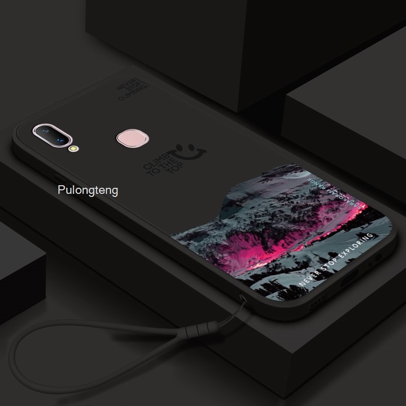 Vivo Y70 Y73 Y76 Y7S Y81 Y81S Y85 Y85A Y91 Y93 Y95 Y9S Z1I Z5 Z5I แฟชั่น Cool Aesthetics Snow Mounta