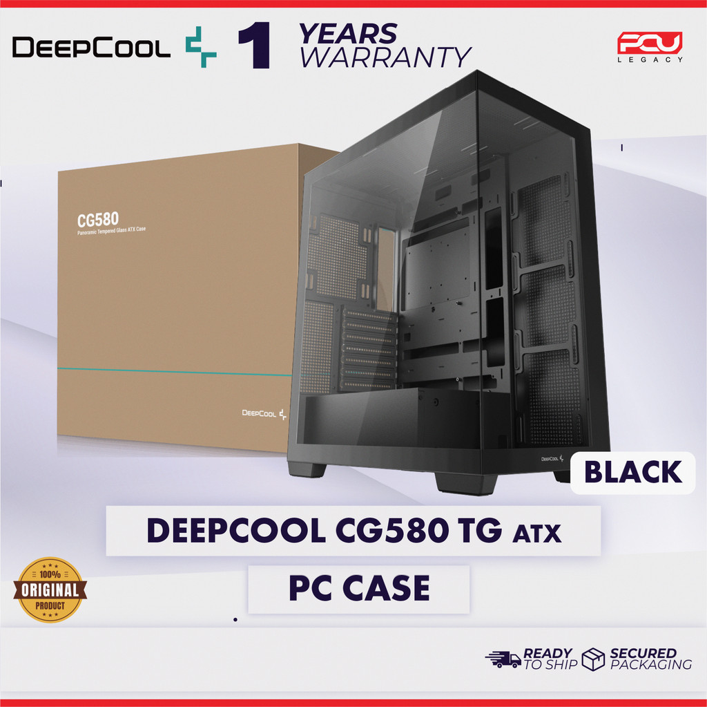 Deepcool CG580 TG ATX PC CASE - สีดํา