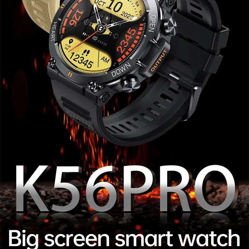 ❥ K56 Pro สมาร์ทวอท์ชหน้าจอขนาดใหญ่ผู้ชายกีฬากลางแจ้งบลูทูธ Smartwatch ผู้หญิงสุขภาพนาฬิกาข้อมื
