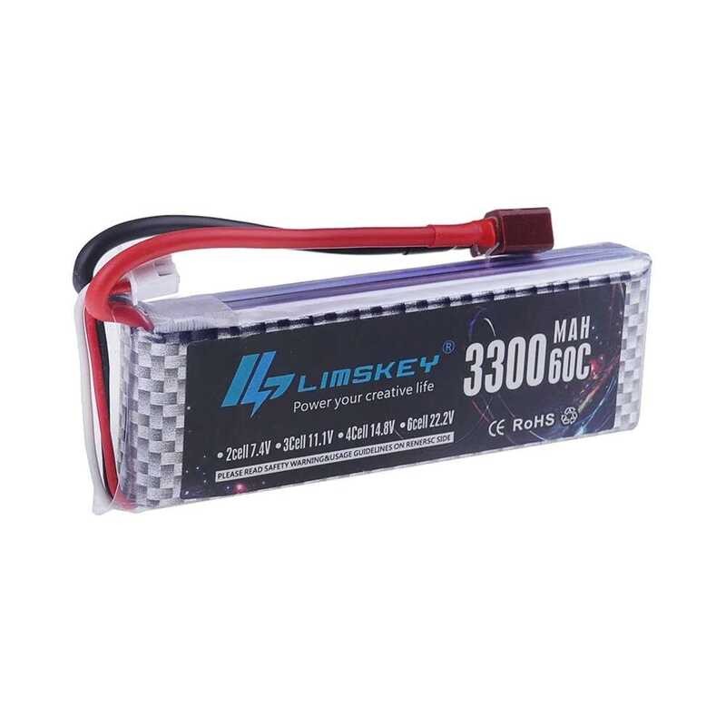 ❥ 7.4V 11.1V 14.8V 22.2V Li-Ion 3300Mah สําหรับ RC Drones รถเครื่องบินเฮลิคอปเตอร์เรือของเล่น 1