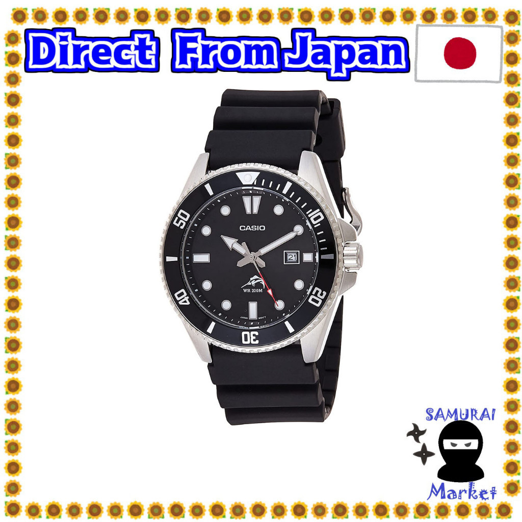 【ส่งตรงจากญี่ปุ่น】 [Casio] นาฬิกาข้อมือ Diver Watch Mdv-106-1Av สีดํา สําหรับผู้ชาย [นําเข้า]
