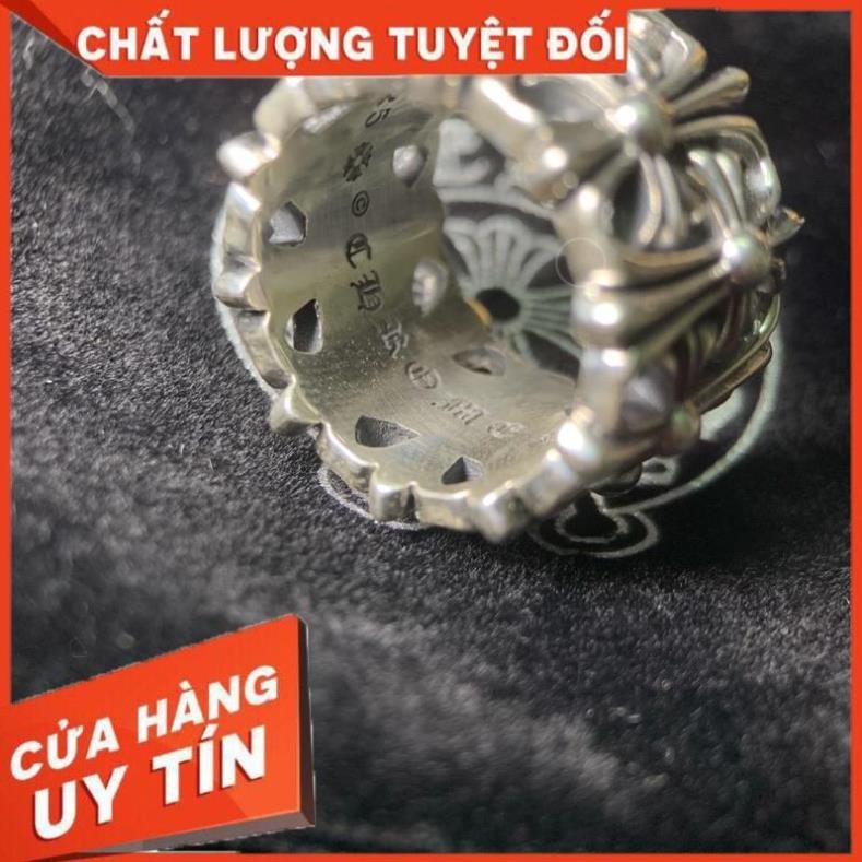 High-end Chrome Heart Cement Silver 925 Ring fullbox Chrome Heart Shop - Chrome Heart Store