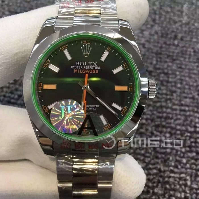 Rolex Co. , Ltd . โลโก ้ Millgos Oyster116400 Gv noob 904L Swiss ETA 1.1 JF ในโรงงาน JH อัตโนมัติ