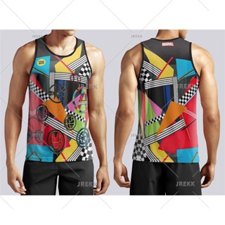 ผู้ชาย3งพิมพ์เสื้อยืดแขนกุดระบายอากาศแห้งเร็วยืดหยุ่นกีฬาฟิต…