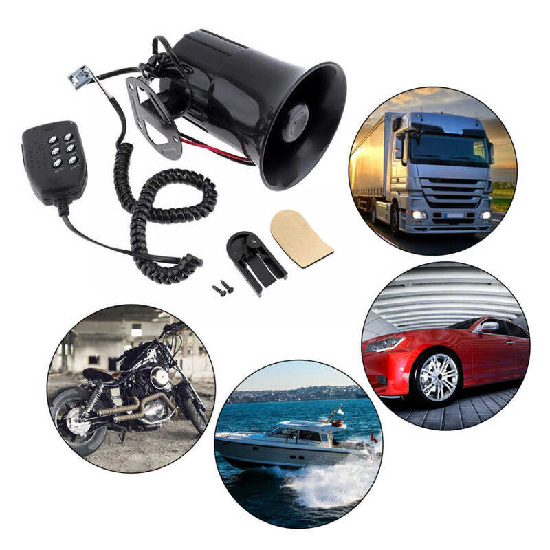 ❤ TTLIFE Universal DC 12V 100W 6 Sound Tone Loud For Motorcycle Auto Car Truck ,Boats,Tractors Ve