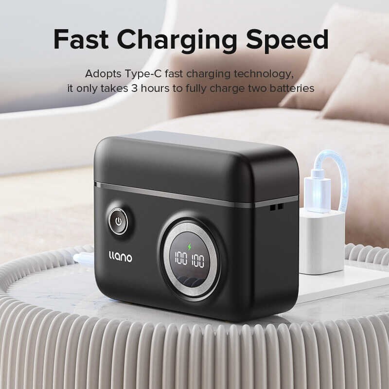 กล้อง LLANO LP-E17 Canon สองช่องเครื่องชาร์จแบตเตอรี่จอแสดง