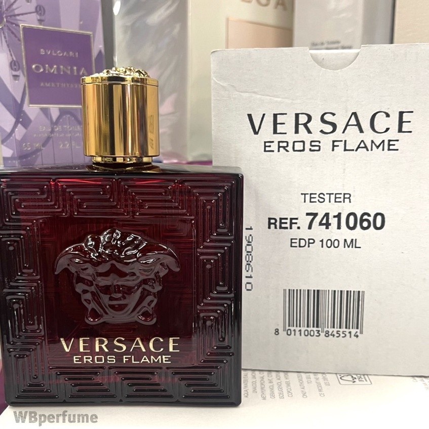 ♞,♘น้ำหอม VERSACE Eros Flame Edp 100ml TESTER