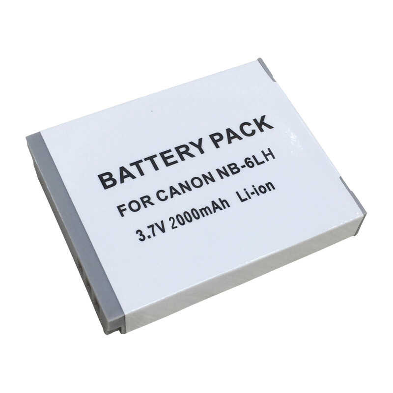 ❤️ แบตเตอรี่กล้องถ่ายรูป2000มิลลิแอมป์ต่อชั่วโมง Nb-6L Nb6lh 6L สำหรับ Canon Power-Shot IXUS 31