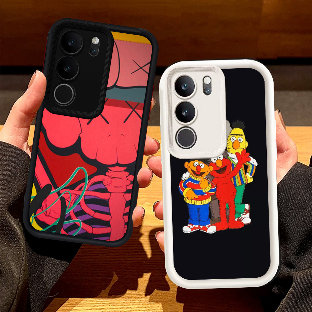 เคสสําหรับ VIVO Y19S V40 Lite Y300 Pro V29 V50 Y83 5G เคสซิลิโคน H-38 KAWS