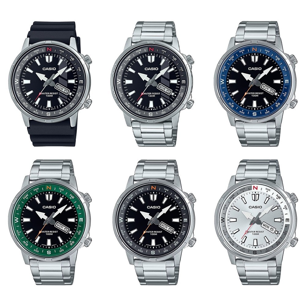 ♞,♘Casio Standard นาฬิกาข้อมือผู้ชาย สายสแตนเลส/สายเรซิน รุ่น MTD-130-1A,MTD-130D-1A,MTD-130D-1A2,M
