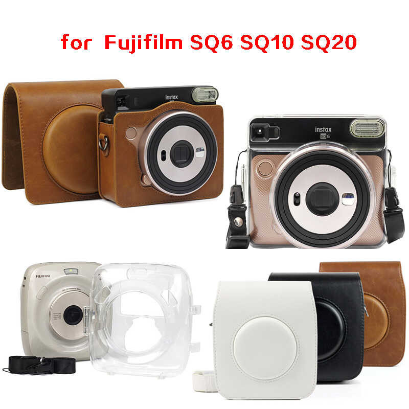 1 สำหรับ Fujifilm Instax Sq1 Sq6 Sq10 Sq20 Crystal Clear Jelly Camera กระเป๋านุ่ม