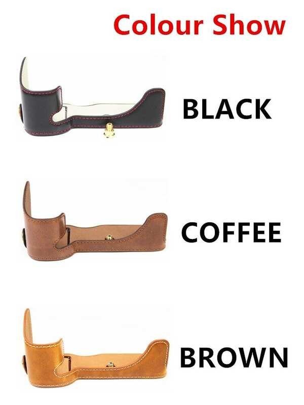 Retro Pu ➧ Leather Camera Bag Body Case For Sony Alpha 7C A7c Zv-E10 Zve10 A6600 A6500 A6400 A6300