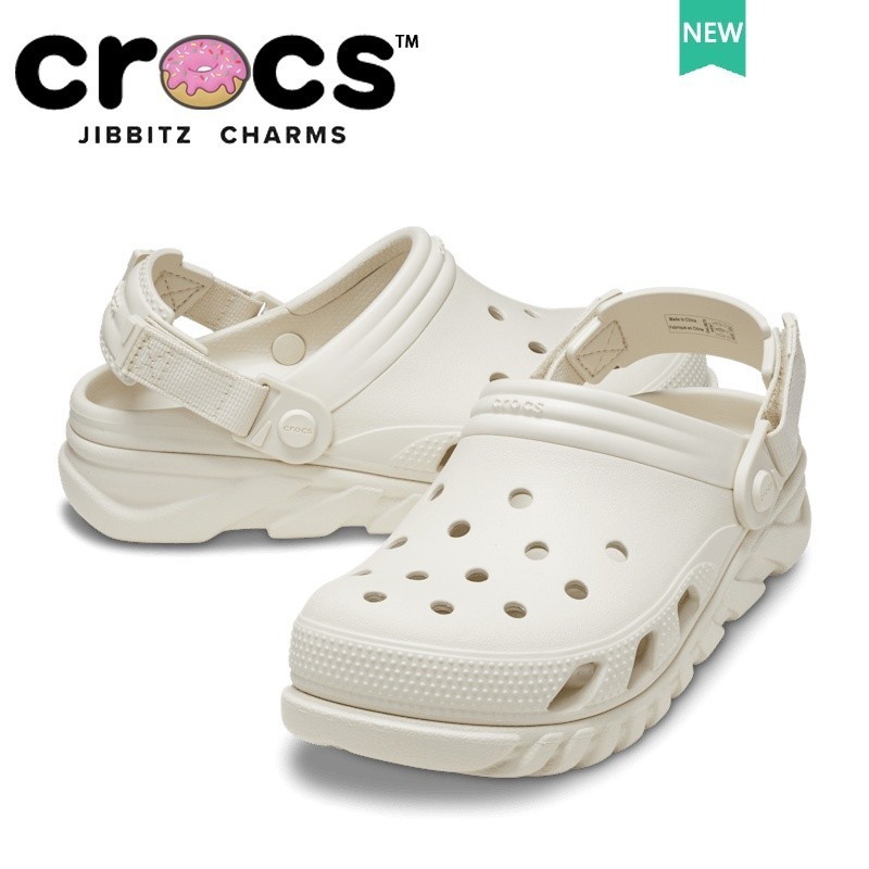 Crocs DUET MAX รองเท้าแตะ กันลื่น เหมาะกับเดินชายหาด กลางแจ้ง สําหรับเดินทาง|208776