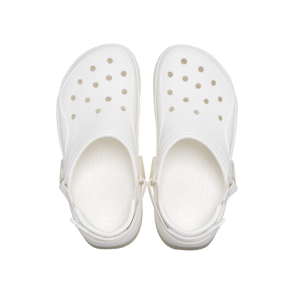 



 ♞,♘CROCS รองเท้าลำลองผู้ใหญ่ HIKER XSCAPE CLOG รุ่น 208365100 - WHITE