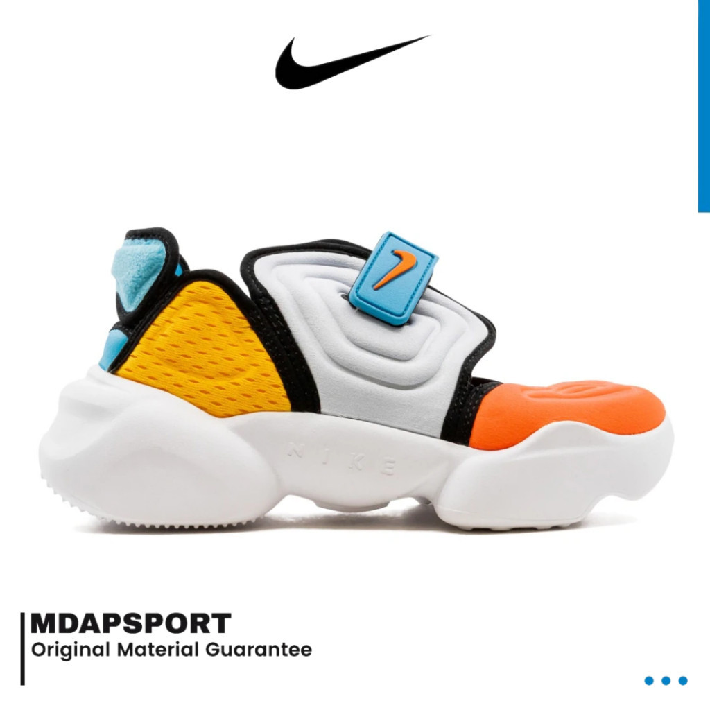 Nike Aqua Rift รองเท้าแตะลําลอง สีขาว สีเทา