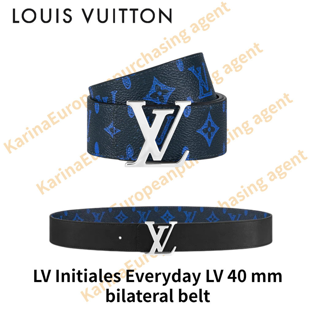 ♞,♘,♙Classic models LV Initiales Everyday LV 40 mm bilateral belt Louis Vuitton