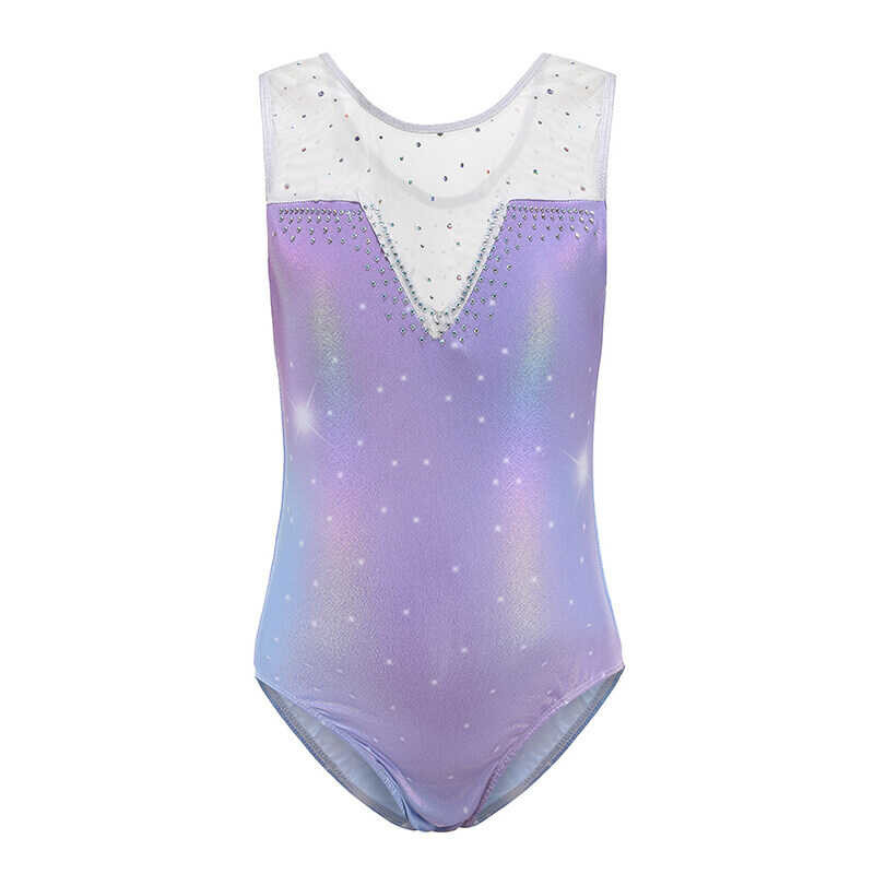 Outdoorbuy Gymnastics Leotard For Girls Biketards Sparkly Tank Ballet Unitard