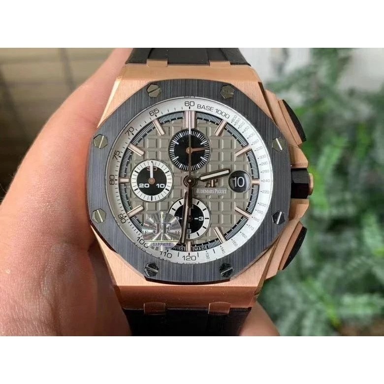 Jf โรงงาน 2020 สินค ้ าใหม ่ AP Royal Oak Offshore ประเภท 26416RO Chronograph Series พร ้ อม 12H 77