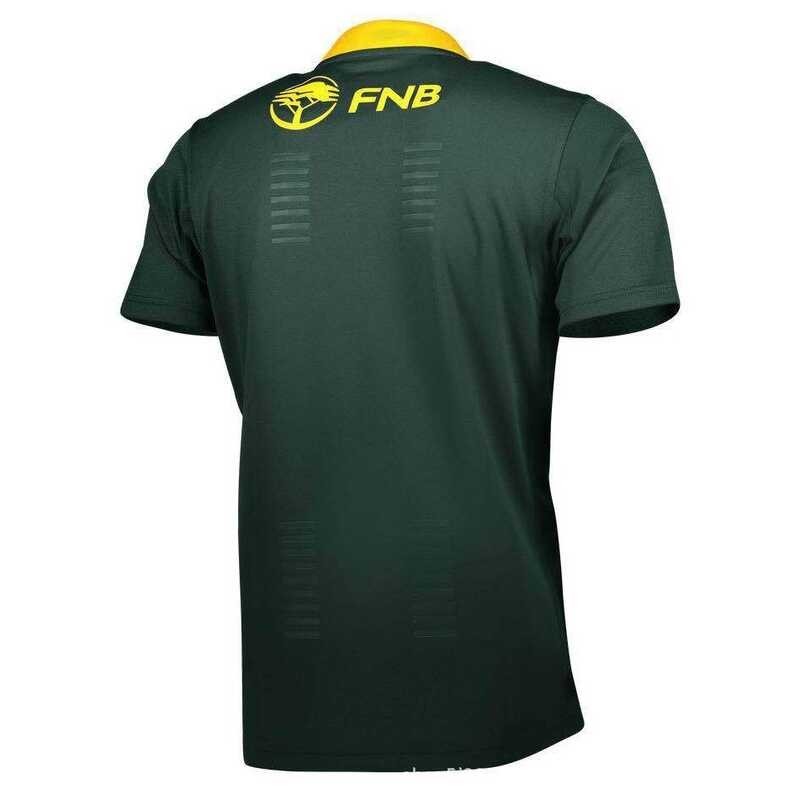 Africa Jersey South Springboks Home Supporters Rugby Shirt Fan's Gift S-3XL 2018 2019 W2XO