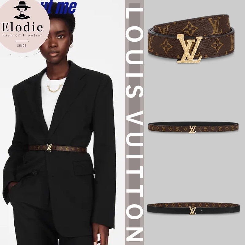 ♞,♘Louis Vuitton (LV ICONIC PRECIOUS 20) mm Reversible Belt  เข็มขัดผู้หญิง