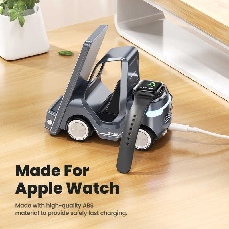 ❤ Toocki 15W Multifunctional Wireless Charger 5 In 1 Fast Charging Dock Station For Lphone 15 14