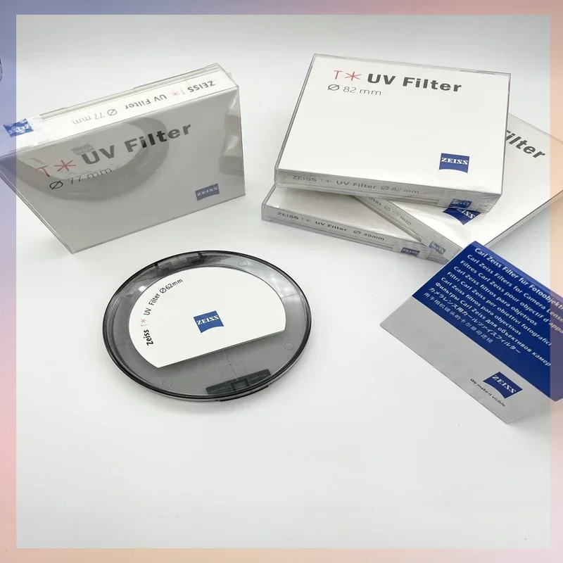 ♞,♘Carl Zeiss ฟิลเตอร์ป้องกัน49 52 55มม. 58 62 72 77 82เคลือบหลายชั้นสำหรับ Nikon kamera Canon เลนส