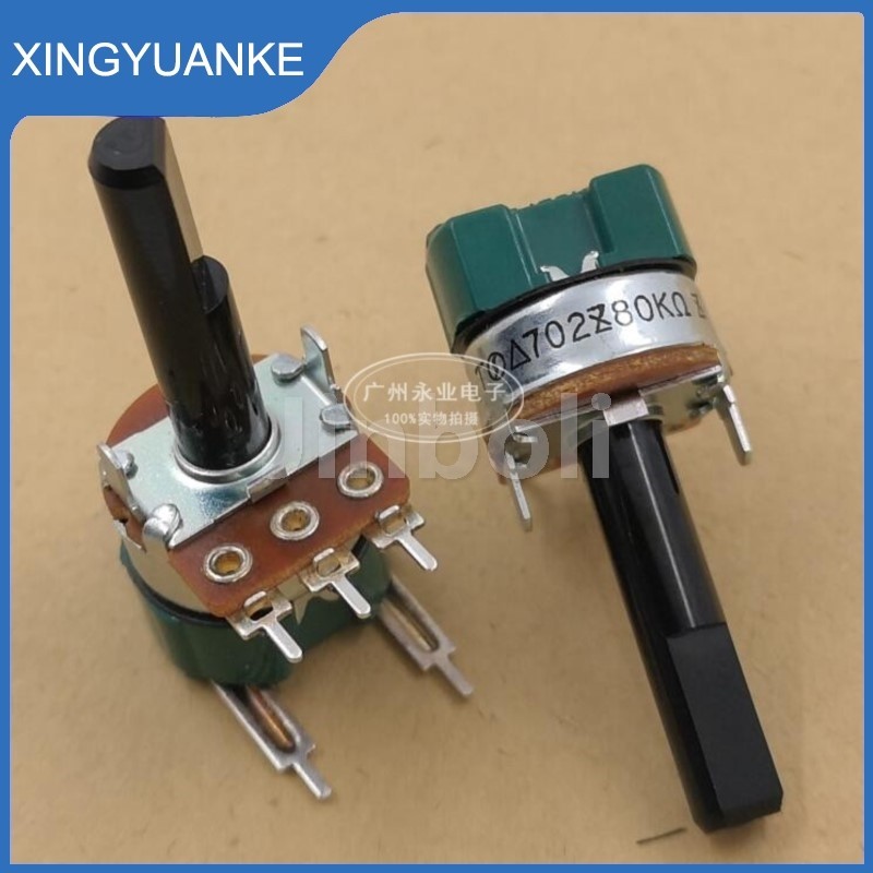 1PCS B39S1-AC125V3A-702Z80K Potentiometer 5Pins 80K พร้อมสวิตช์ Stepper 9 เกียร์หมุน 8 ครั้งครึ่งเพล