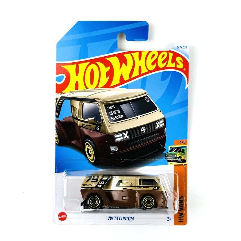 ❤️ ❤️ 2024-227 รถล้อร้อนvw T3 CUSTOM 1/64 โลหะdiecast Collectionของเล่นยานพาหนะ ❤️ ❤️ ❤️
