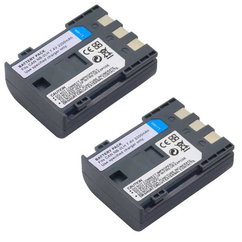 ❤️ Nb-2L 2L NB แบตเตอรี่กล้อง Nb2lh Nb2l Nb-2Lh สำหรับ Canon 350D 400D Elura 50 60 Powershot G7